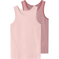 LUPILU® Kleinkinder Mädchen Unterhemd, 2 Stück (Rosa, 98/104)