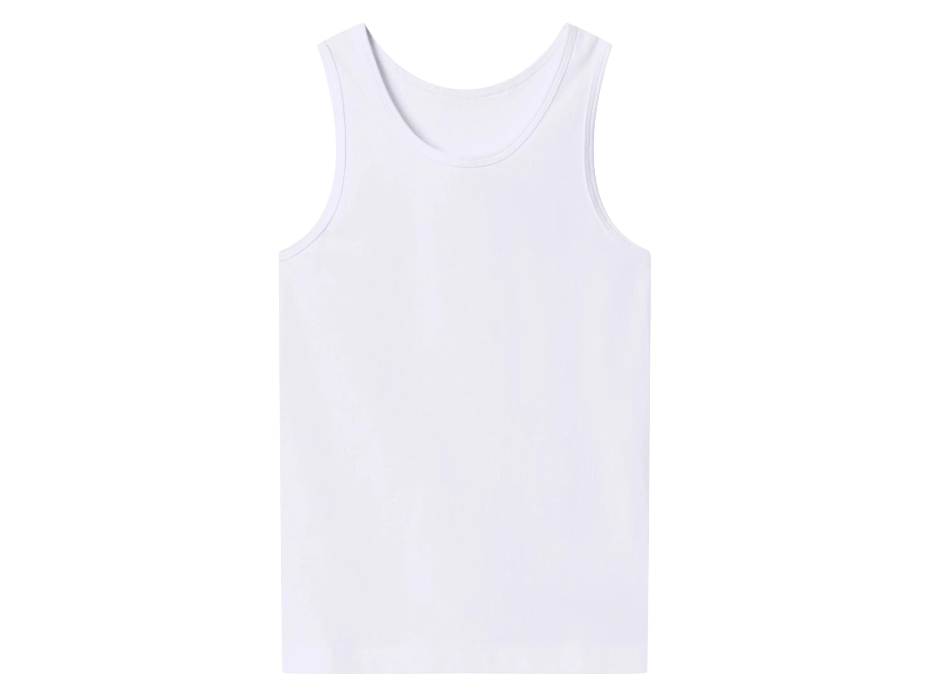 LUPILU® Kleinkinder Mädchen Unterhemd, 2 Stück (Weiß, 98/104) – Bild 3 von 4