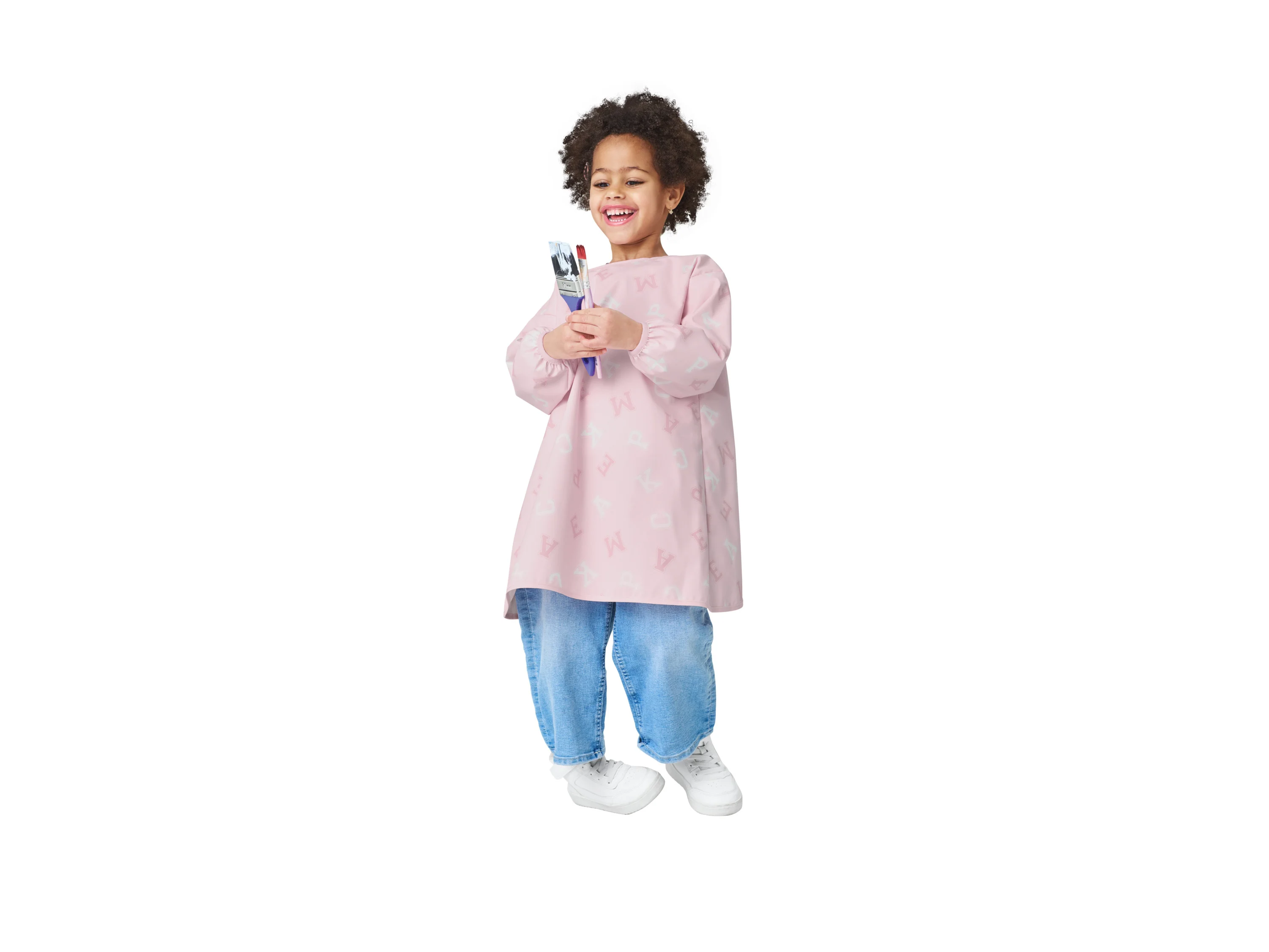 LUPILU® Kleinkinder Malkittel (Rosa, 86/92) – Bild 2 von 4
