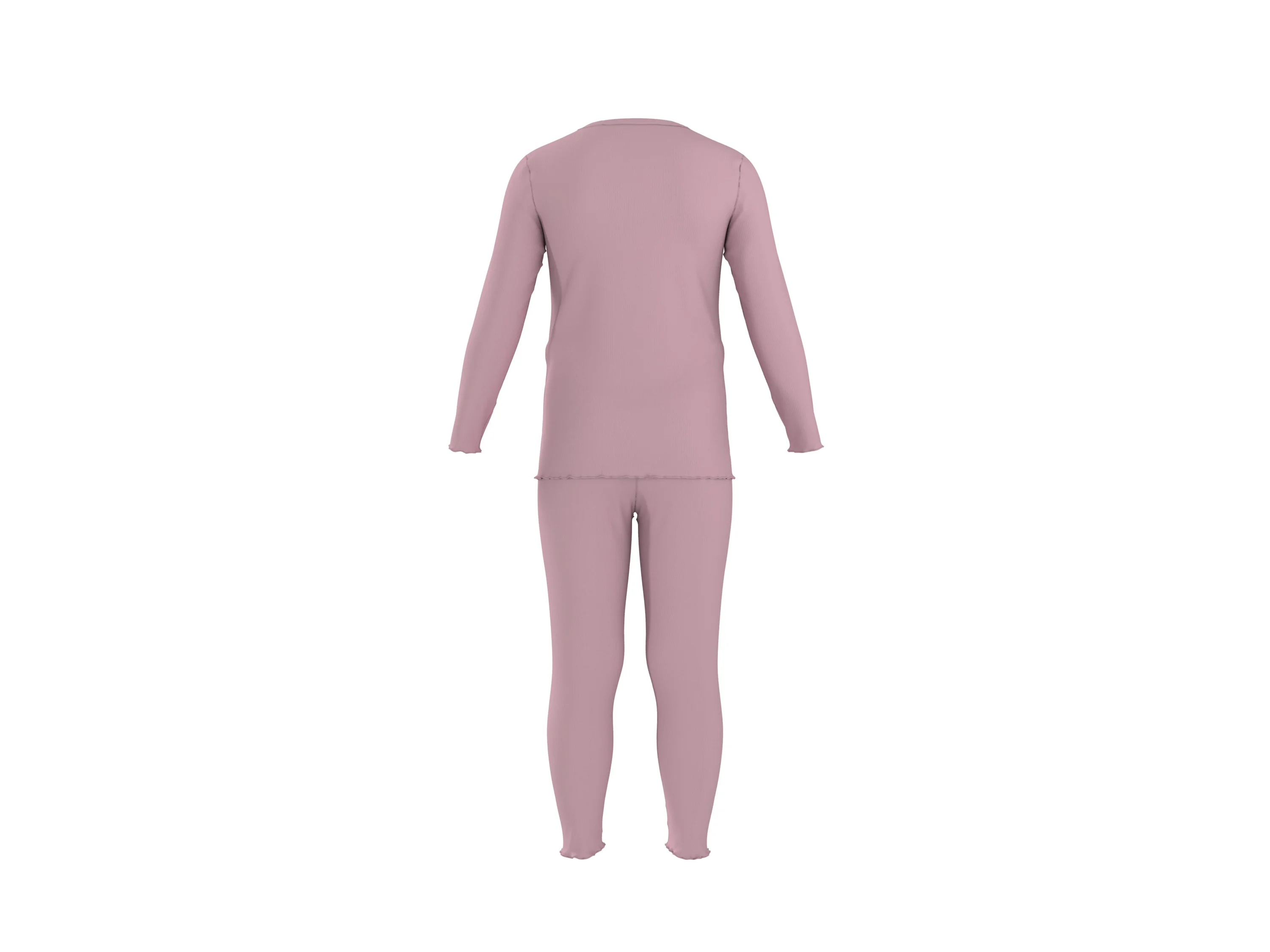 LUPILU® Kleinkinder Pyjama (Rosa, 110/116) – Bild 3 von 4