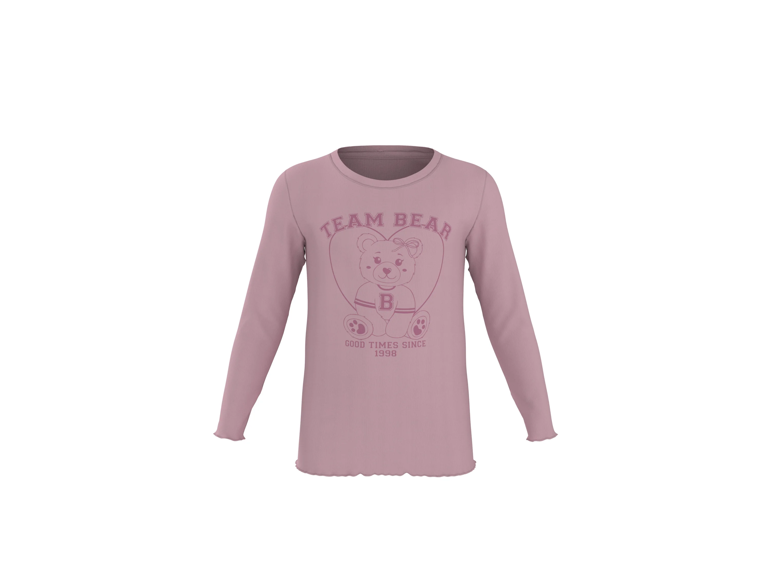 LUPILU® Kleinkinder Pyjama (Rosa, 98/104) – Bild 4 von 4