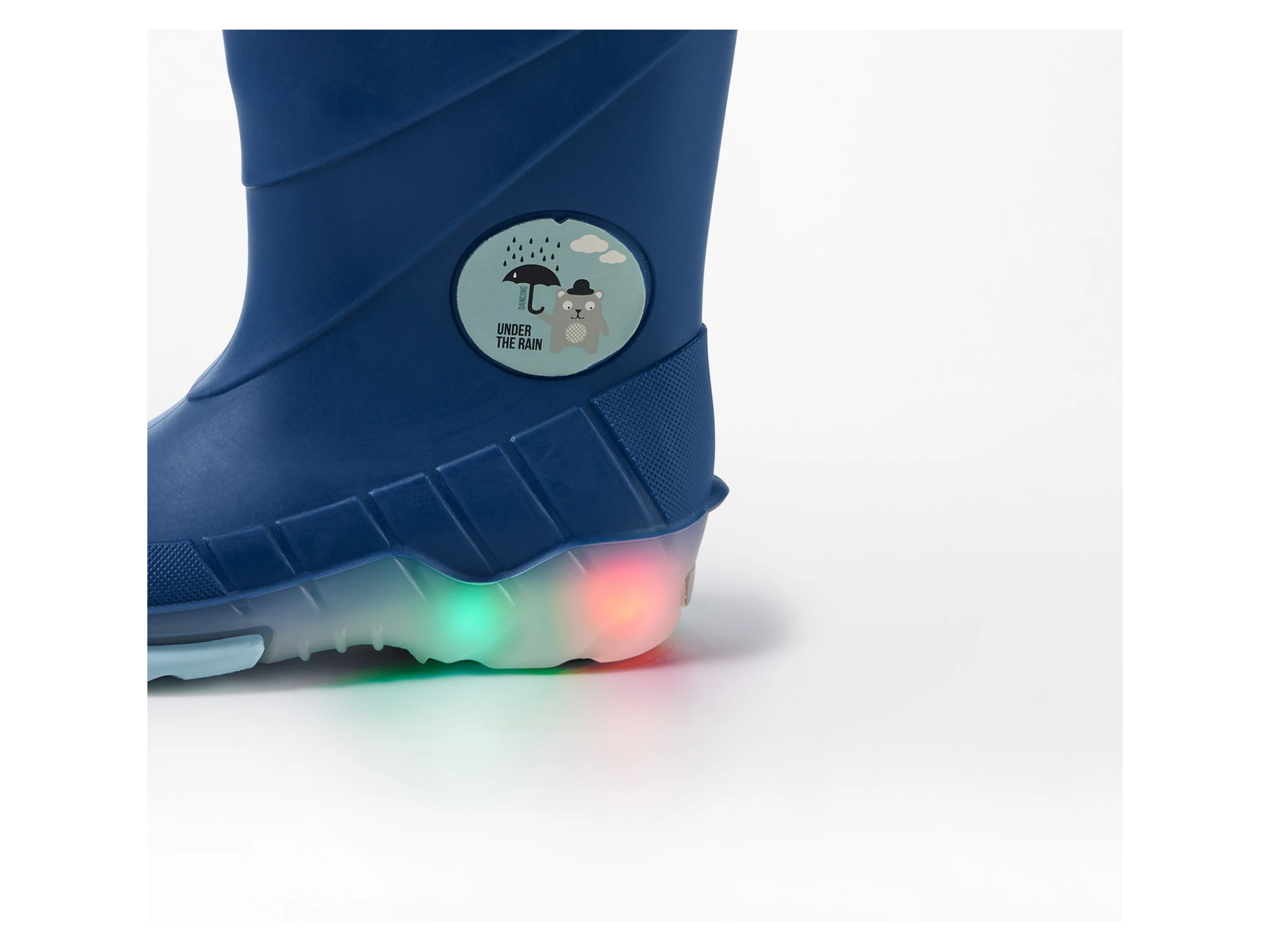 LUPILU® Kleinkinder Regenstiefel mit Licht und Warmfutter (Navy, 27) – Bild 2 von 4