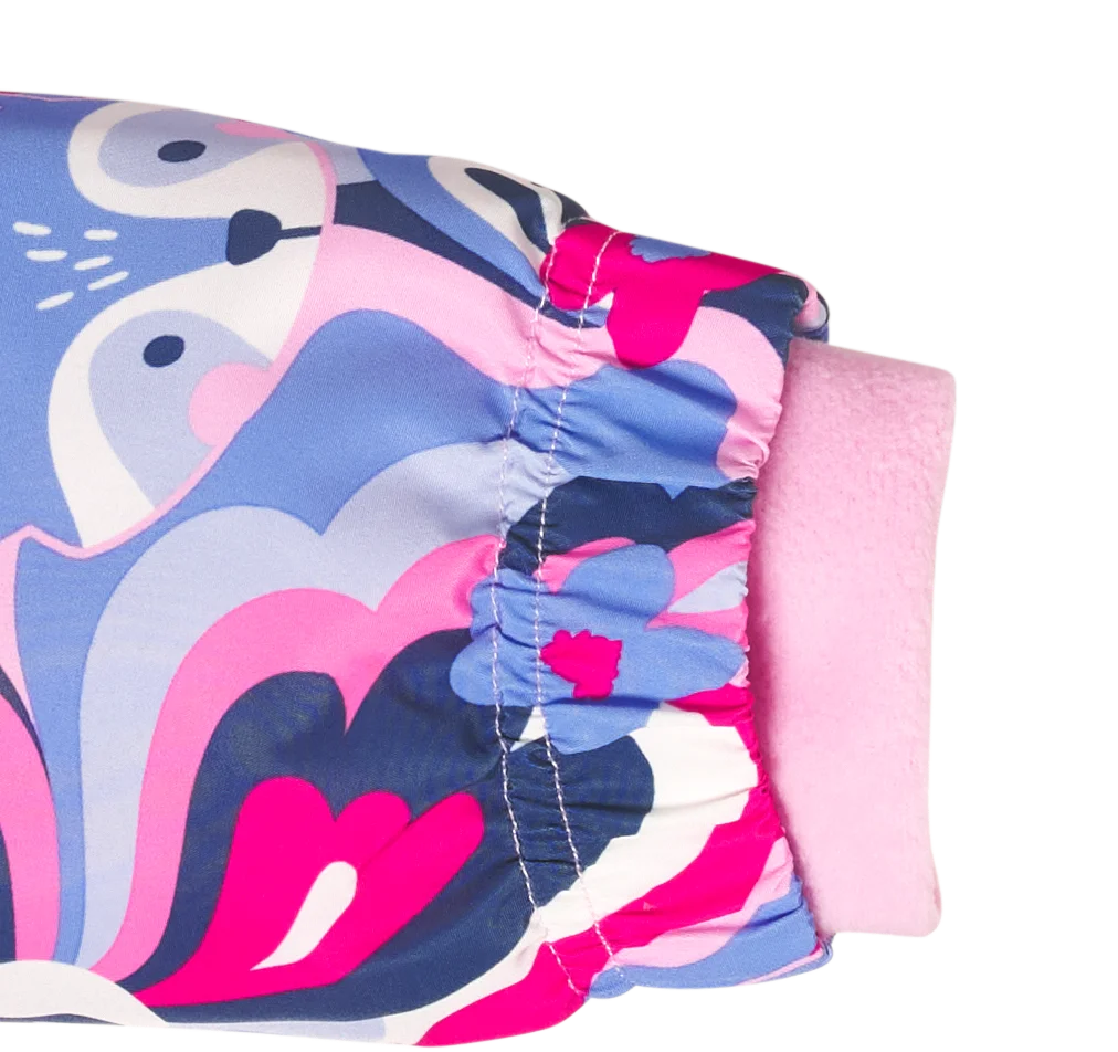 LUPILU® Kleinkinder Schneejacke (gemustert/rosa, 122/128) – Bild 4 von 4