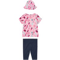 LUPILU® Kleinkinder Set, 3-teilig (rosa/marine, 110/116)