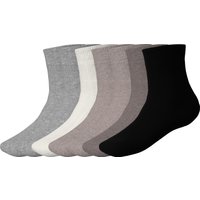 LUPILU® Kleinkinder Socken, 7 Stück (grau/weiß/beige, 23-26)