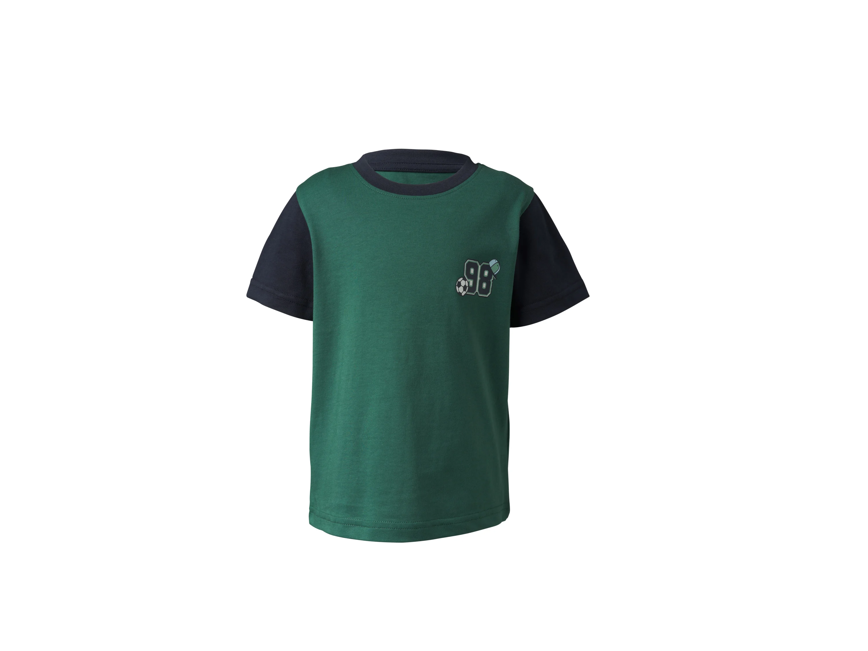 LUPILU® Kleinkinder T-Shirt, 2 Stück (Bär/grün, 110/116) – Bild 4 von 4