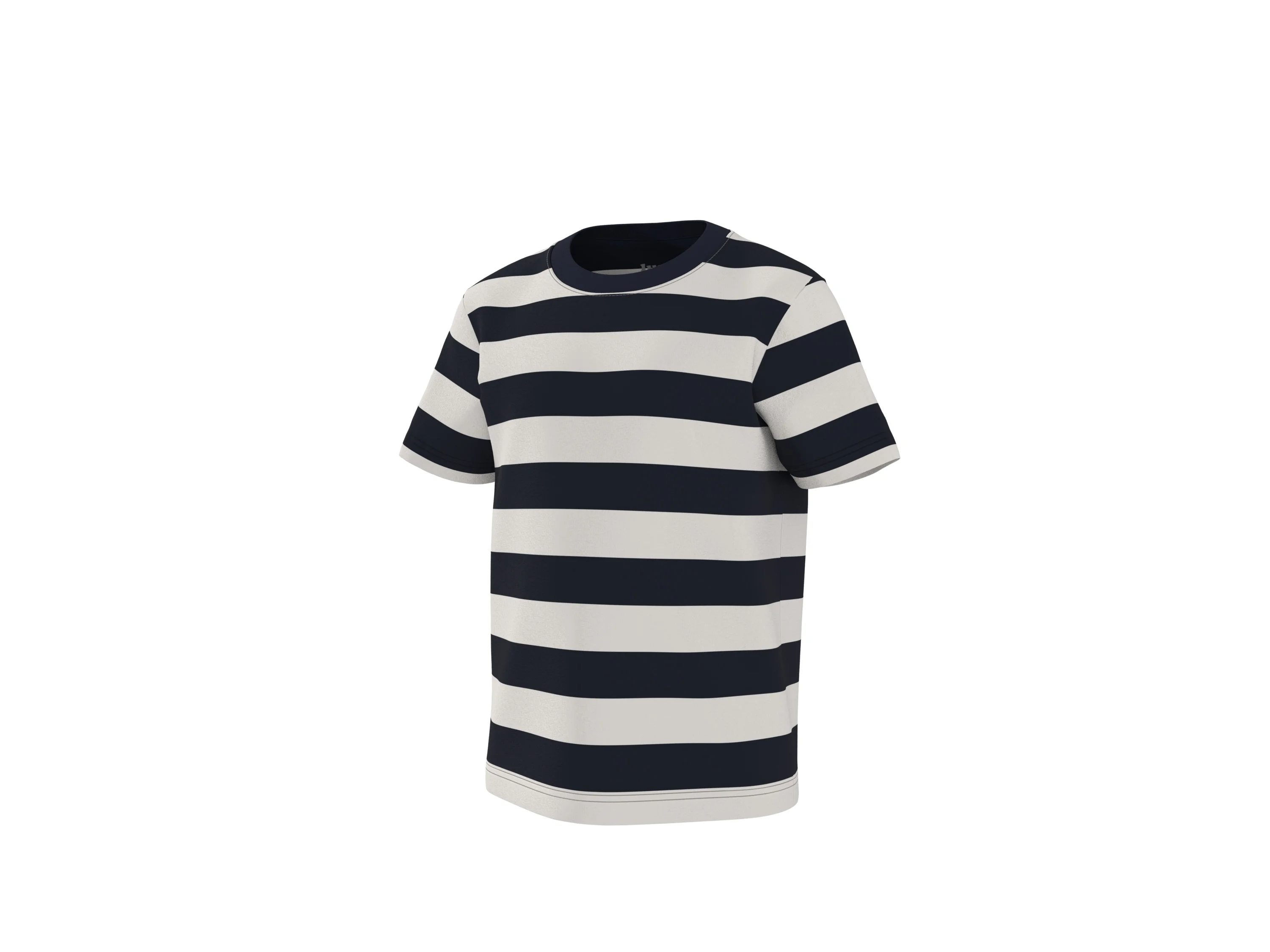 LUPILU® Kleinkinder T-Shirt, 2 Stück (Streifen/blau, 110/116) – Bild 2 von 4