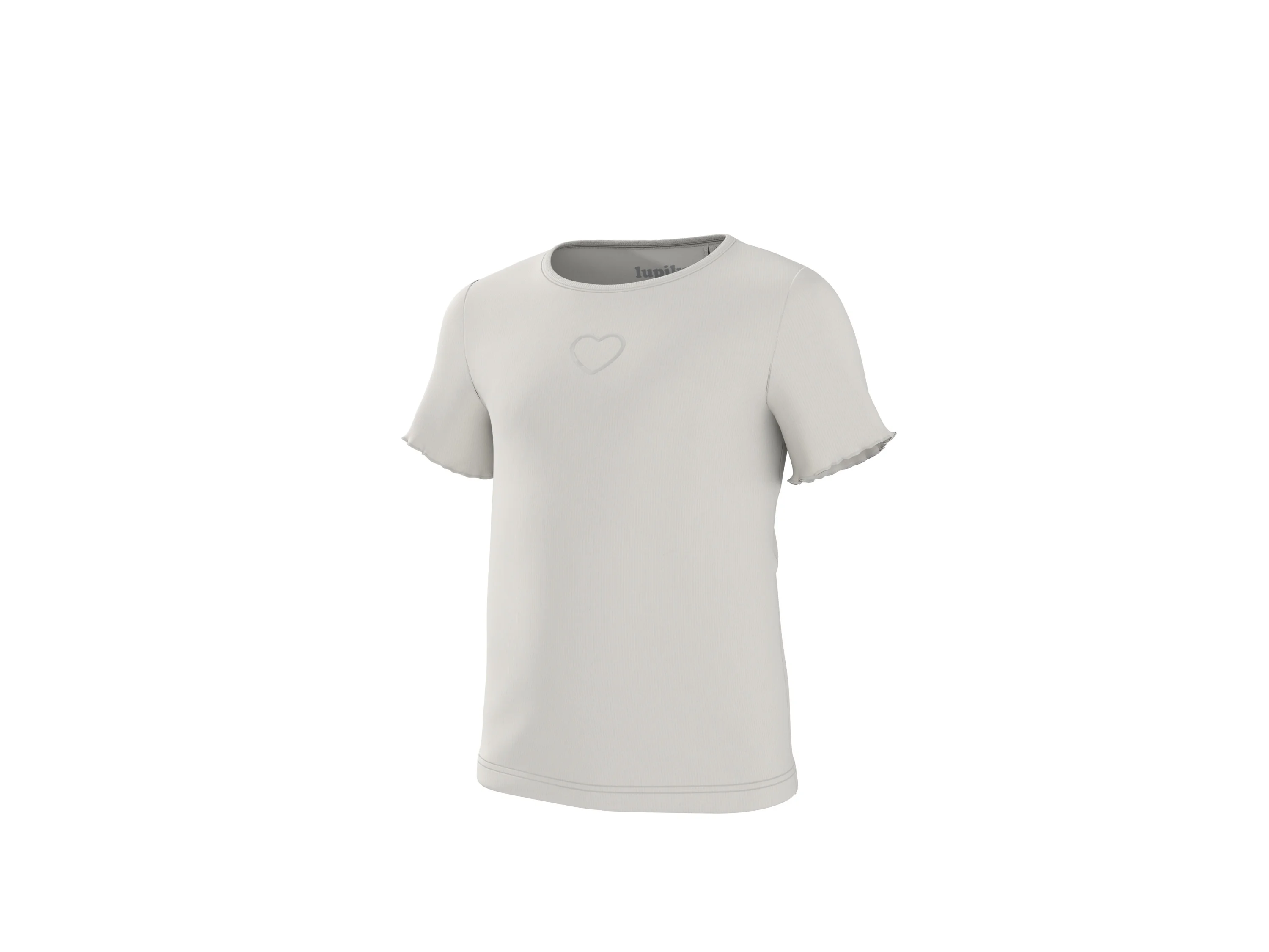 LUPILU® Kleinkinder T-Shirt, 2 Stück (Streifen/weiß, 122/128) – Bild 2 von 4