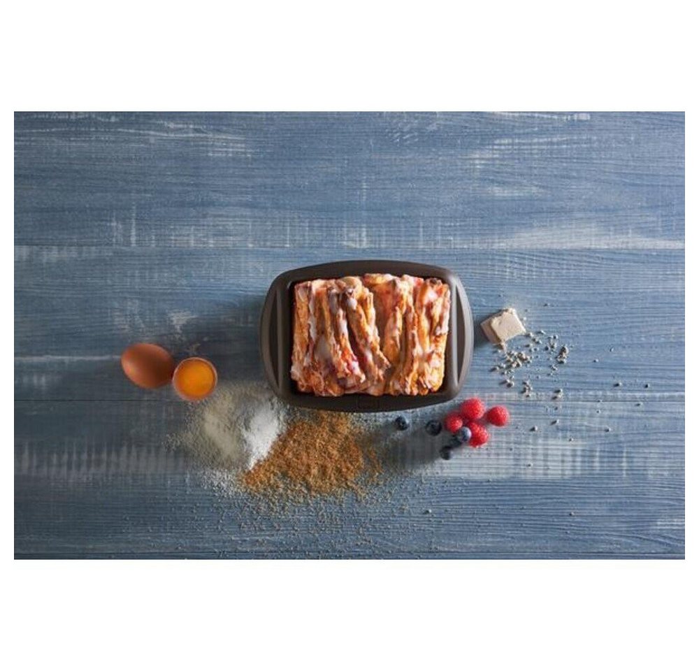 Lurch Brotbackform Brotbackform Batzen Flexiform braun 10,5x7x14cm, (1-tlg), Brotbackform Batzen Flexiform braun, 14,50cm, Silikon, braun – Bild 5 von 5