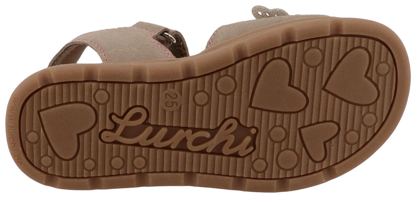 Lurchi Cinny Sandale Klettschuh mit Glitzer, Größenschablone zum Download – Bild 4 von 5
