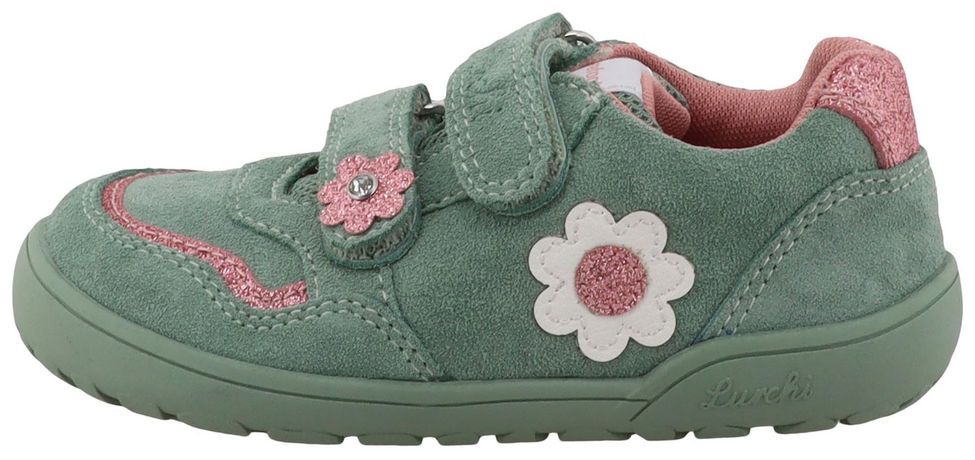 Lurchi Jola Barefoot Barfußschuh, Halbschuh, Sneaker mit Blüten, Größenschablone zum Download – Bild 4 von 5