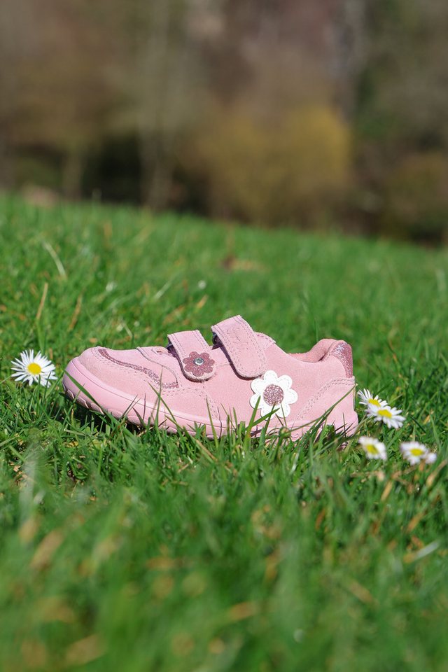Lurchi Jola Barefoot Barfußschuh, Halbschuh, Sneaker mit Blüten, Größenschablone zum Download – Bild 2 von 5