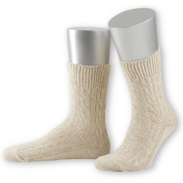 Lusana Trachtensocken Trachtensocken - JD - beigemeliert