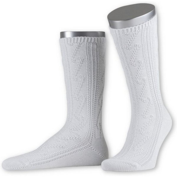 Lusana Trachtensocken Trachtensocken - LN3524 - anthrazit, braun, weiß