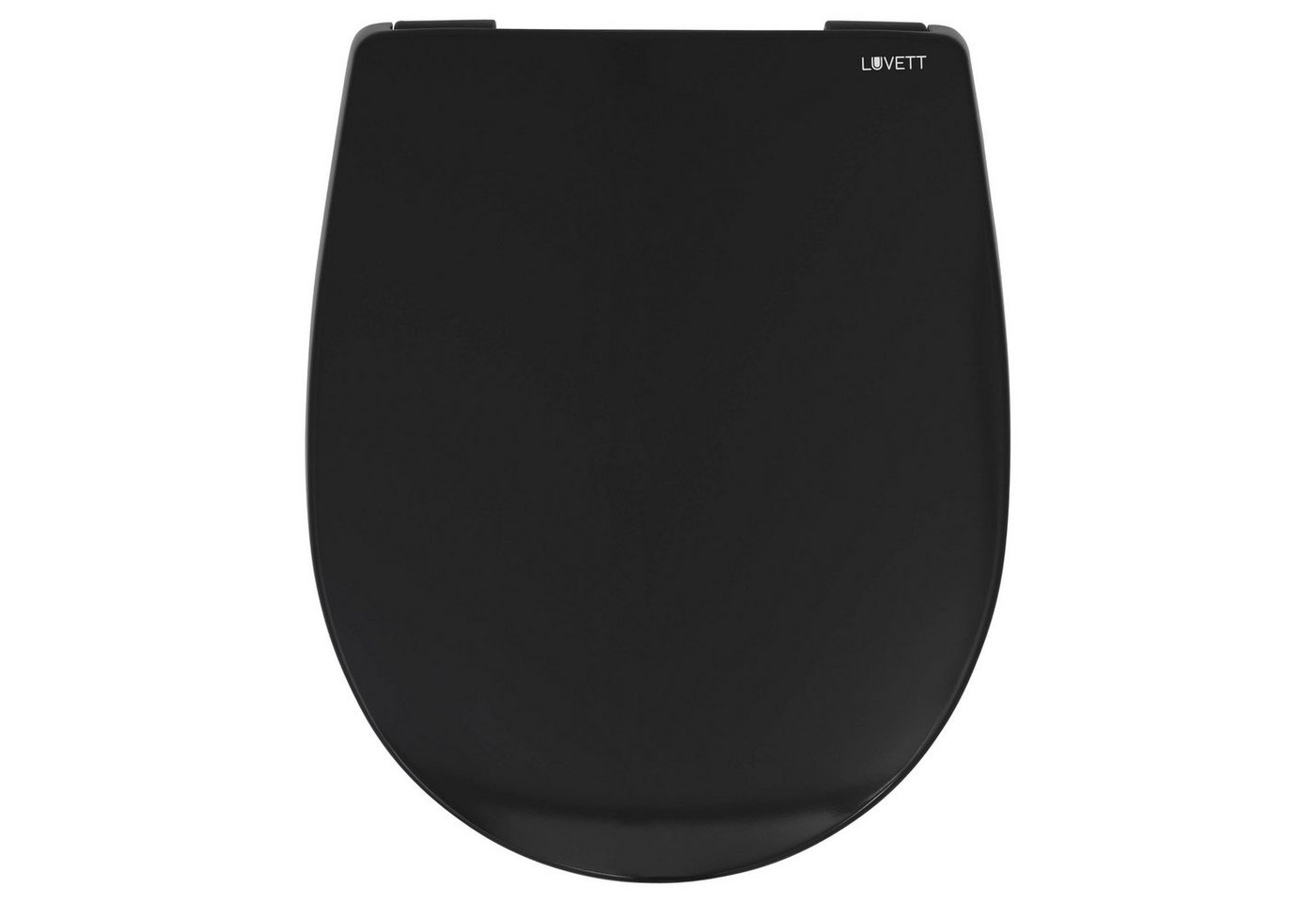 LUVETT WC-Sitz C100 mit Absenkautomatik, Duroplast sanitär, Universelle O-Form (Komplett-Set, Inklusive 3 Befestigungsarten), mit Original SoftClose® Absenkauto – Bild 4 von 5