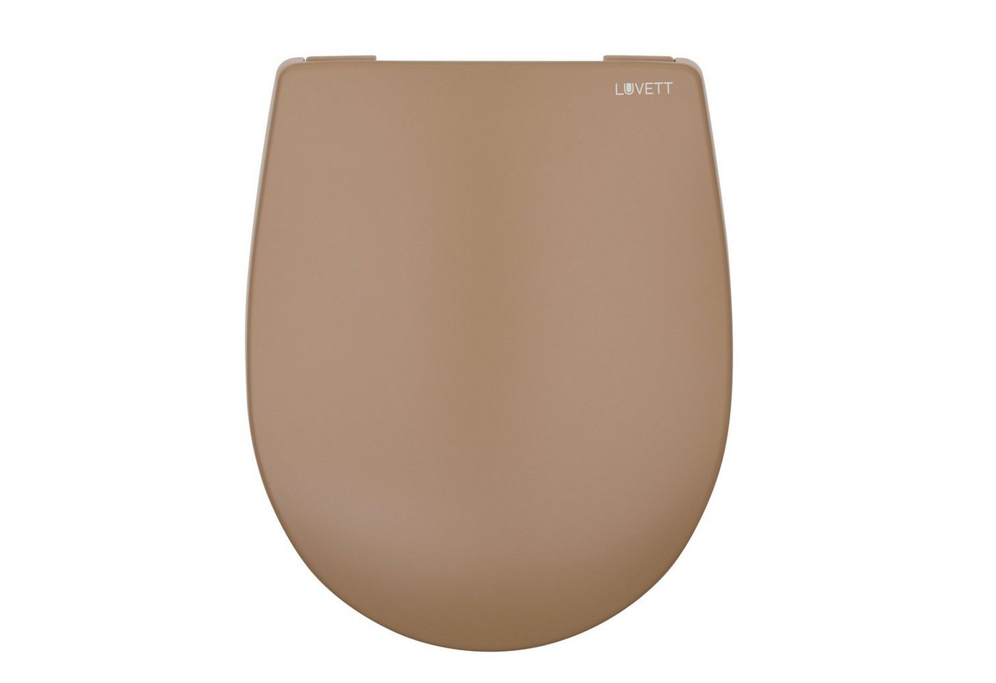 LUVETT WC-Sitz C100 mit Absenkautomatik, Duroplast sanitär, Universelle O-Form (Komplett-Set, Inklusive 3 Befestigungsarten), mit Original SoftClose® Absenkauto – Bild 4 von 5