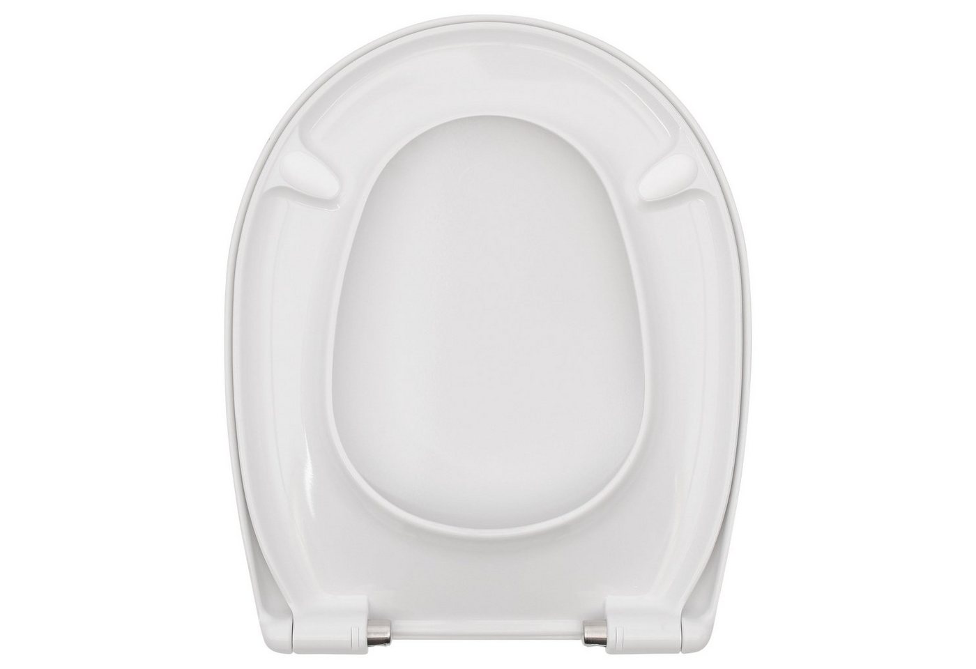 LUVETT WC-Sitz C100 mit Absenkautomatik, Duroplast sanitär, Universelle O-Form (Komplett-Set, Inklusive 3 Befestigungsarten), mit Original SoftClose® Absenkauto – Bild 3 von 5