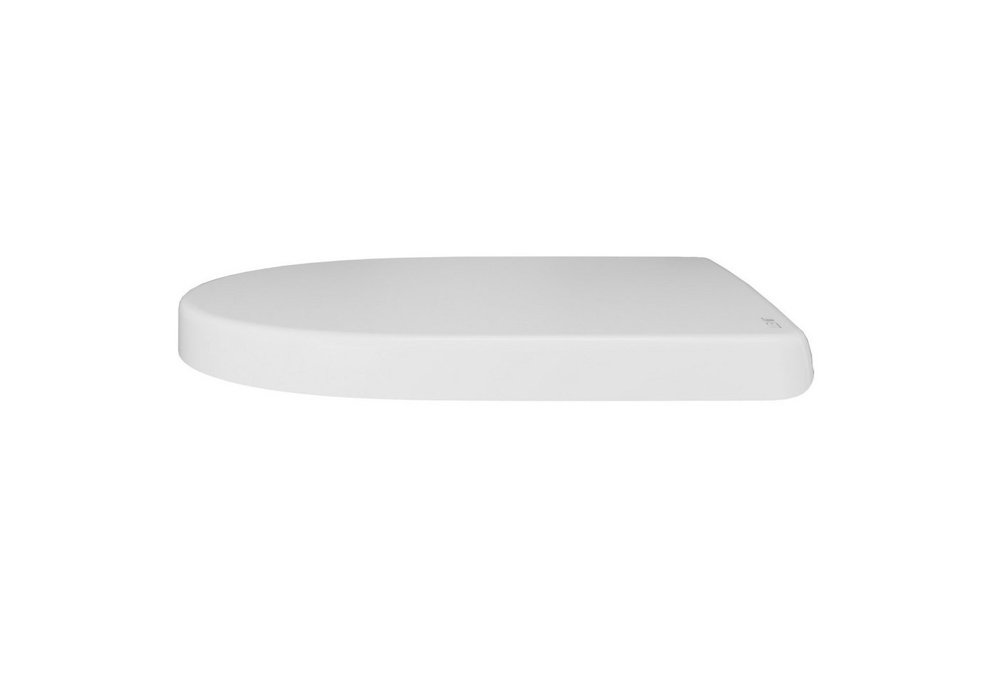 LUVETT WC-Sitz D140 Softclose Absenkautomatik, Duroplast, Geberit Renova Icon, D-Form (2 Montagevarianten von oben), mit Original SoftClose® Absenkautomatik, Du – Bild 2 von 5