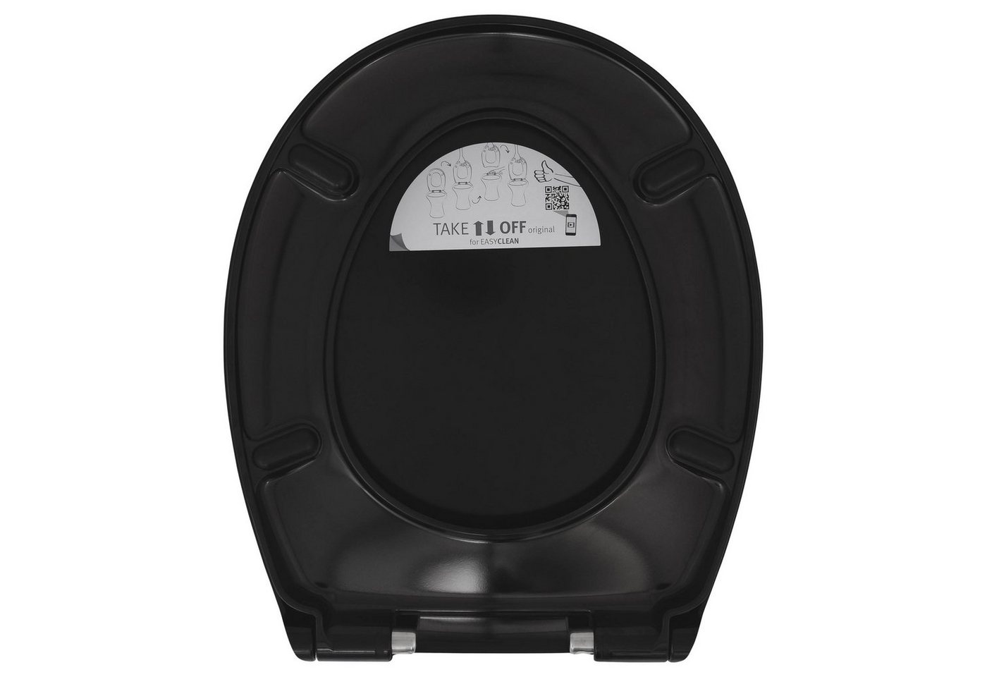 LUVETT WC-Sitz Glitzer S100 Diamant Design Softclose Absenkautomatik Duroplast O-Form (Inklusive 3 Befestigungsarten), mit Original SoftClose® Absenkautomatik,  – Bild 4 von 5