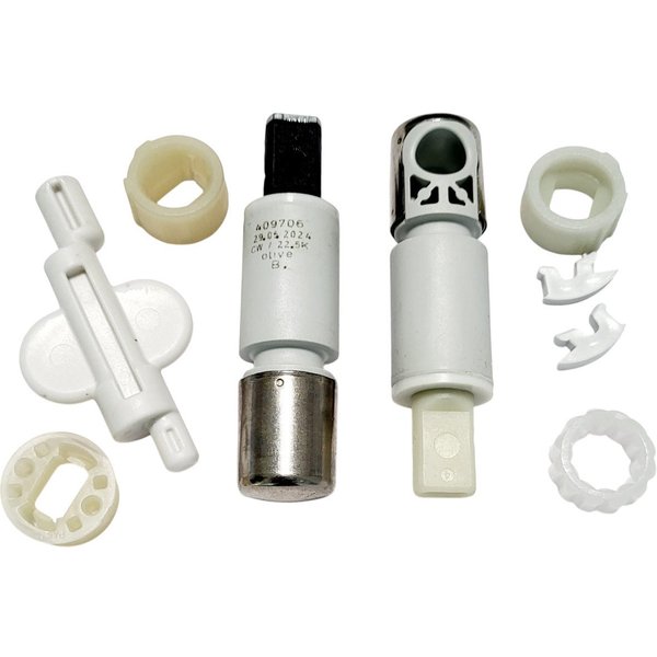 LUVETT WC-Sitz SoftClose Dämpfer-Set, Ersatzteil (2 Stück) für Absenkautomatik (Set, 1-St), Passend für zahlreiche Markenhersteller