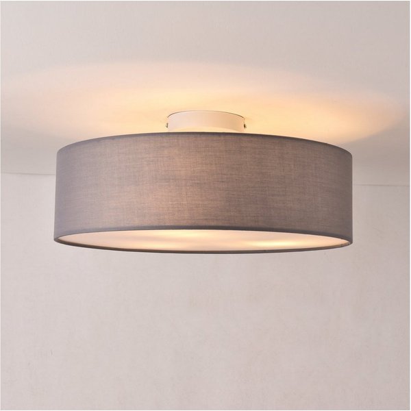 lux.pro Deckenleuchte, ohne Leuchtmittel, »Omaha« Deckenlampe 3 flammig grau