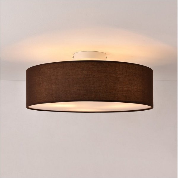 lux.pro Deckenleuchte, ohne Leuchtmittel, »Omaha« Deckenlampe 3 flammig braun