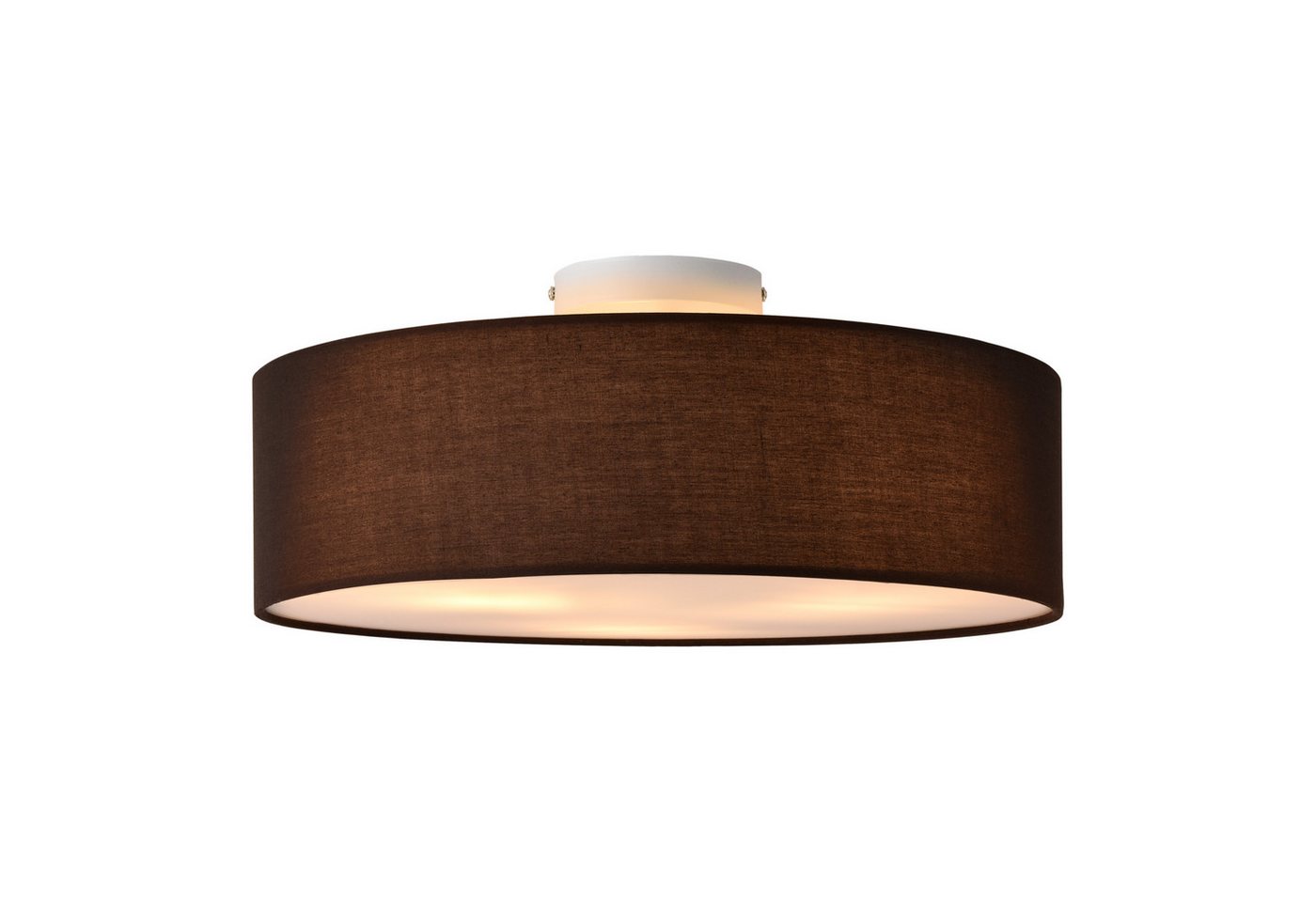 lux.pro Deckenleuchte, ohne Leuchtmittel, »Omaha« Deckenlampe 3 flammig braun – Bild 2 von 3