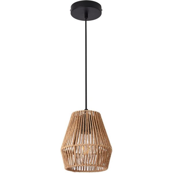lux.pro Hängeleuchte, ohne Leuchtmittel, »Liverpool« 1x E27 160 x 18 cm Schwarz/Beige