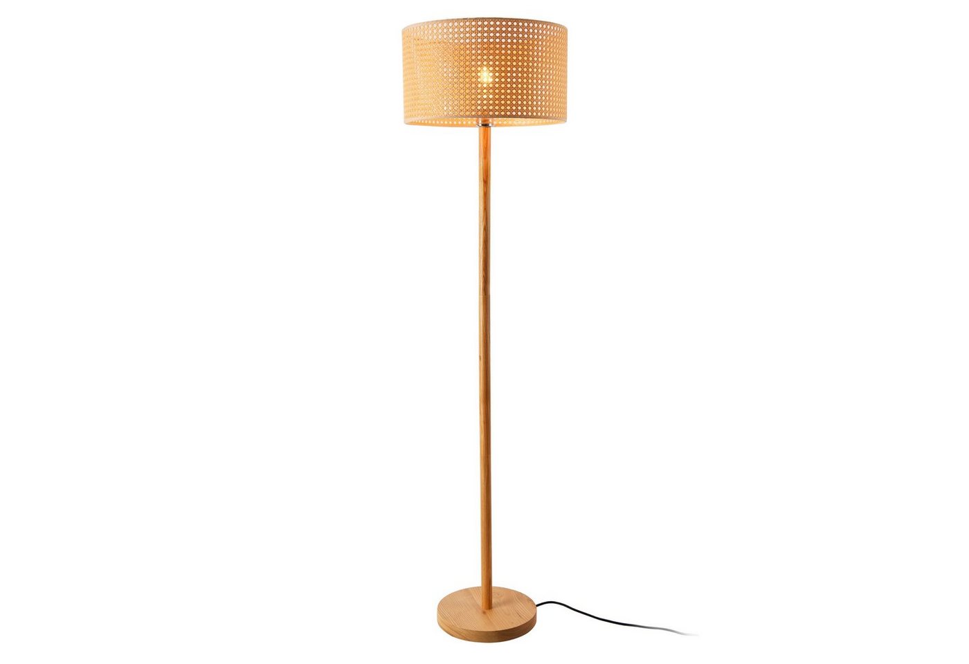lux.pro Stehlampe, ohne Leuchtmittel, Rochdale Standlampe 1xE27 Gelbbraun – Bild 4 von 5