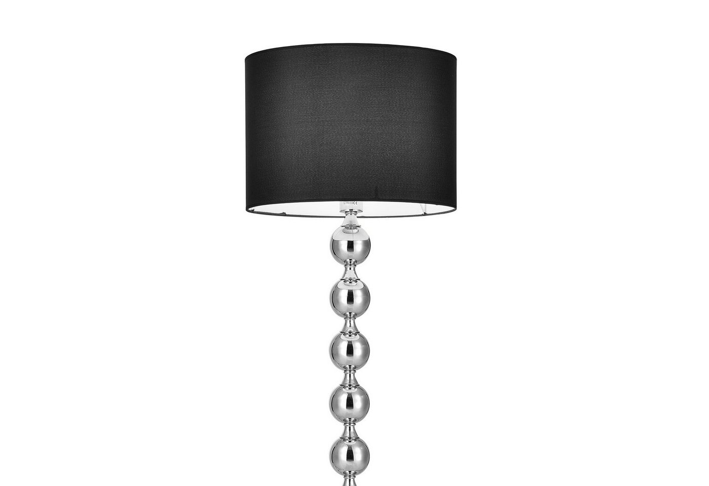 lux.pro Stehlampe, ohne Leuchtmittel, »Spheric Black« Elegante Stehleuchte Höhe 155cm – Bild 4 von 5
