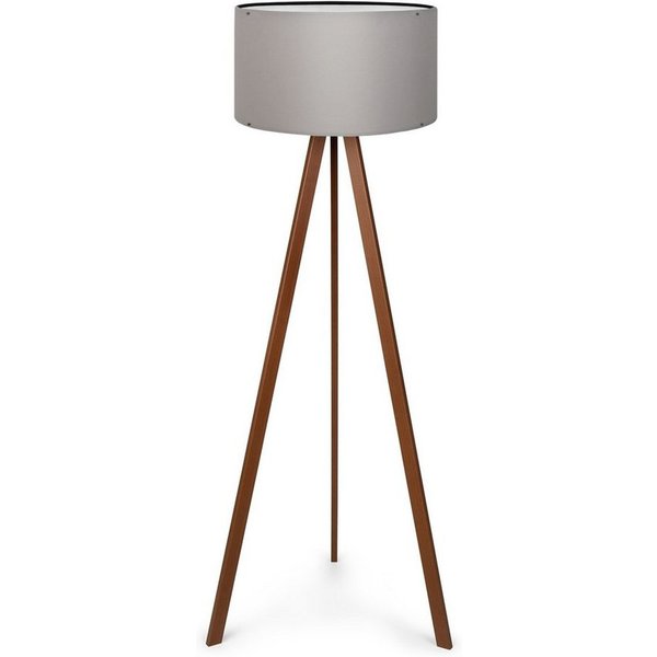 lux.pro Stehlampe, ohne Leuchtmittel, »Newport« Stehleuchte 1 x E27 Grau