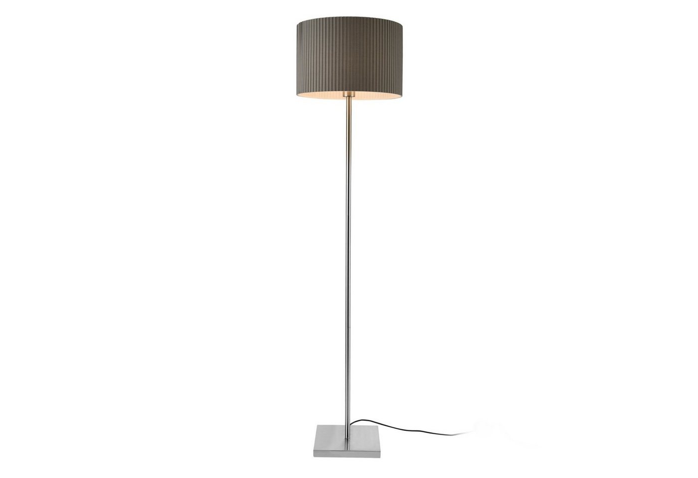 lux.pro Stehlampe, ohne Leuchtmittel, Stylische Stehleuchte »Coimbra« - Grau - 1x E27 – Bild 2 von 4