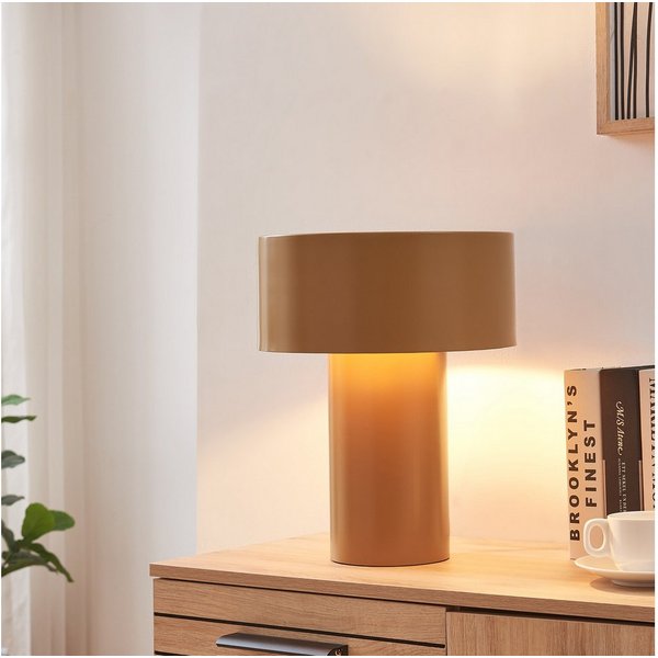 lux.pro Tischleuchte, ohne Leuchtmittel, »Kömn« Metall 37 x 30 x 30 cm Braun