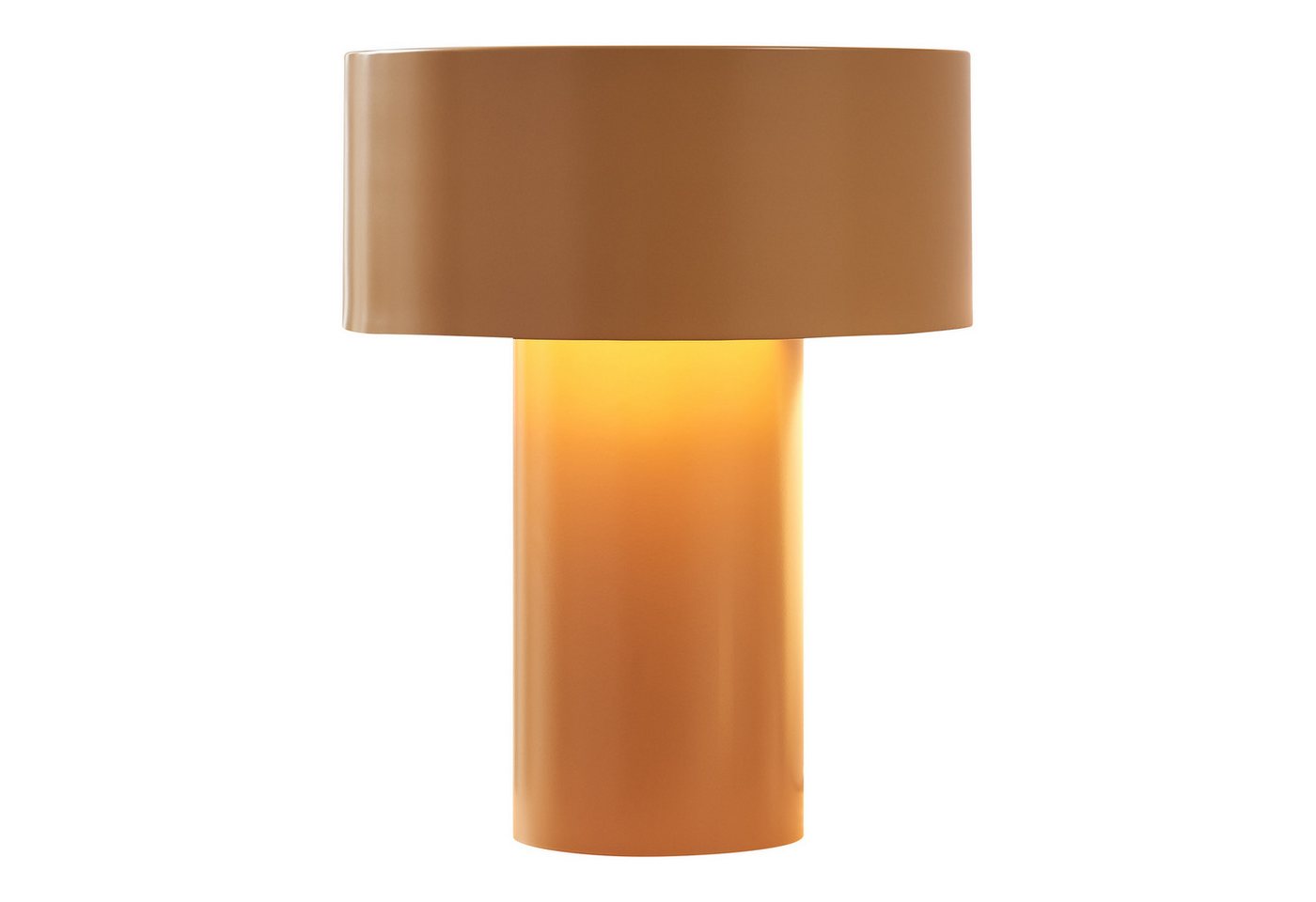 lux.pro Tischleuchte, ohne Leuchtmittel, »Kömn« Metall 37 x 30 x 30 cm Braun – Bild 3 von 5