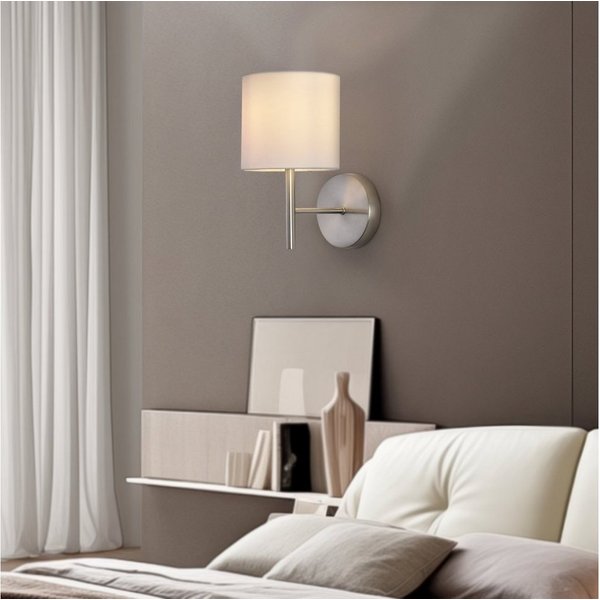 lux.pro Wandleuchte, ohne Leuchtmittel, »Winsford« E14 Metall Textil