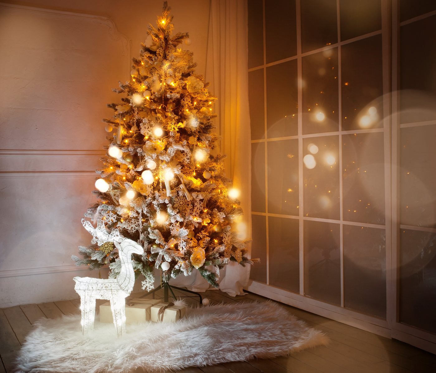 Luxform LED-Baummantel Lichterkette Tannenbaum Christbaum Beleuchtung 280 LED 120cm, 280 LED´s – Bild 3 von 5