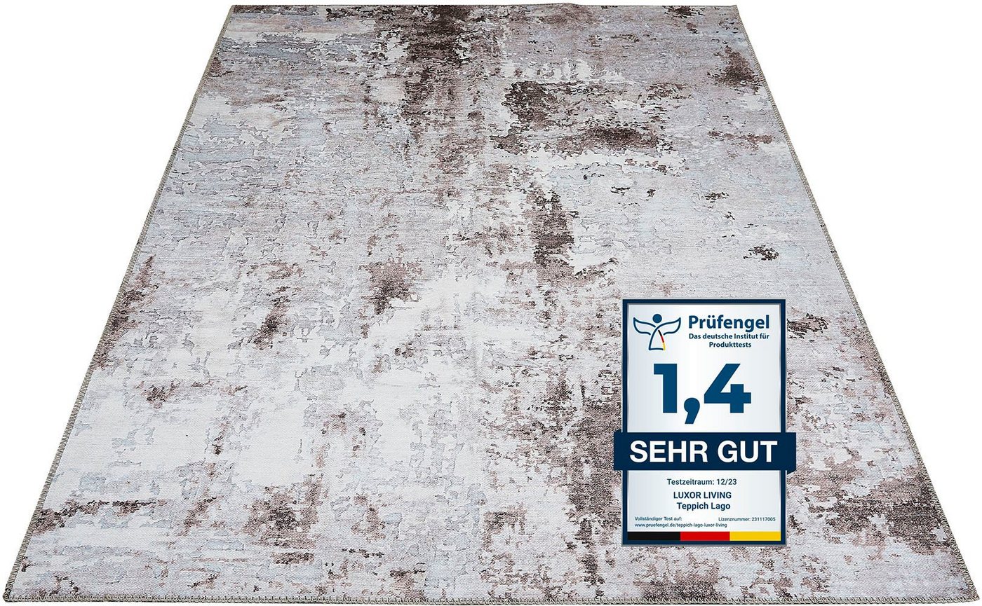 LUXOR living Teppich Lago, rechteckig, Höhe: 6 mm, faltbarer Teppich, modernes Design, waschbar, In- und Outdoor geeignet – Bild 3 von 5