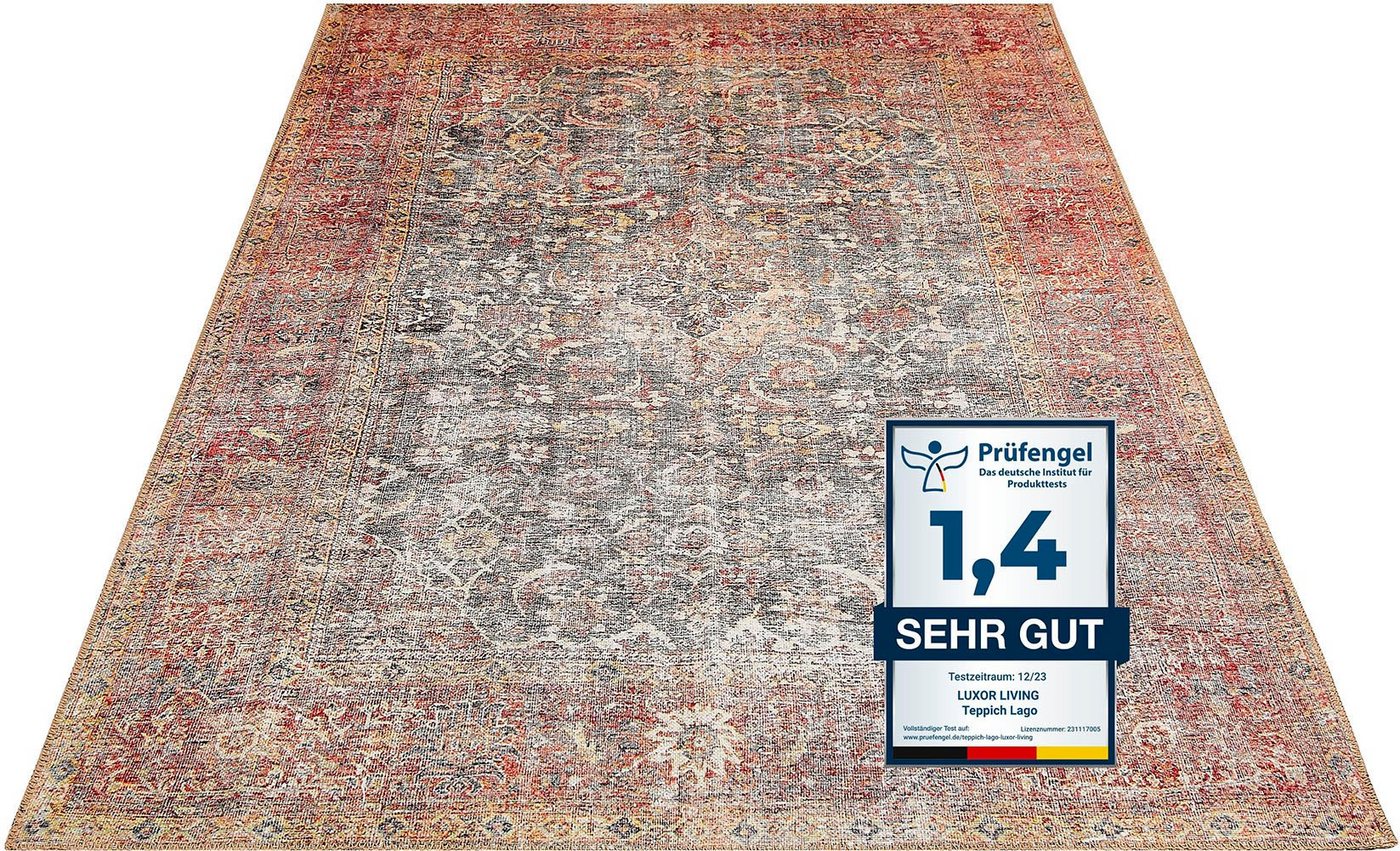 LUXOR living Teppich Lago, rechteckig, Höhe: 6 mm, faltbarer Teppich, modernes Design, waschbar, In- und Outdoor geeignet – Bild 3 von 5