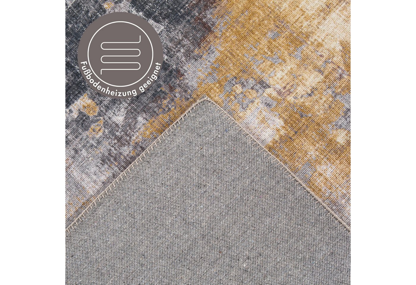 LUXOR living Teppich Prima, rechteckig, Höhe: 7 mm, Kurzflor, bedruckt, modernes Design, auch als Läufer erhältlich – Bild 5 von 5