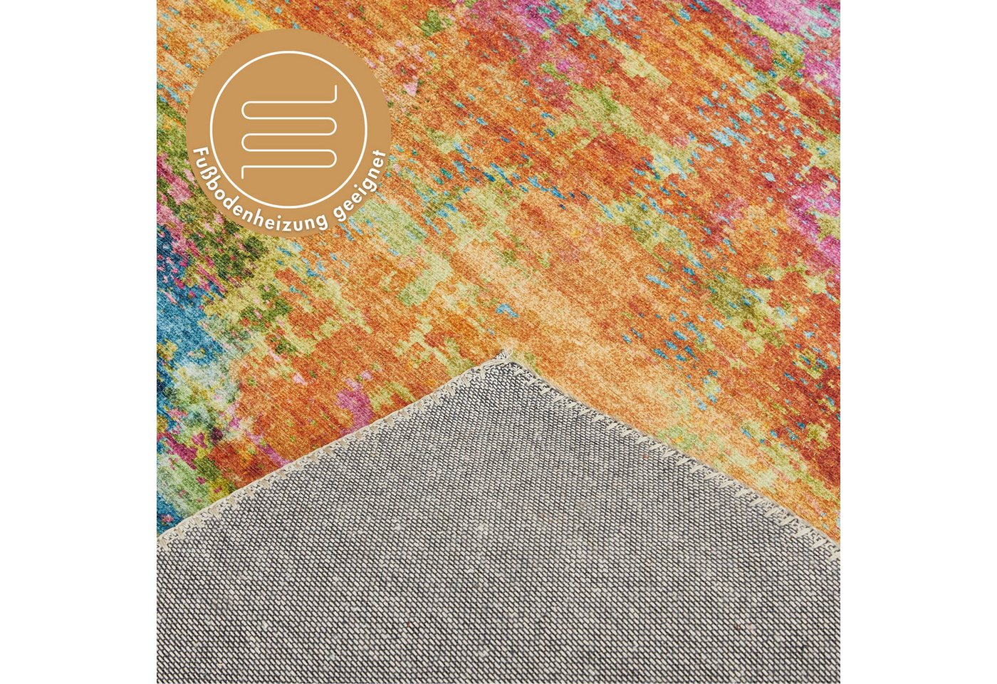 LUXOR living Teppich Prima, rechteckig, Höhe: 7 mm, Kurzflor, bedruckt, modernes Design, auch als Läufer erhältlich – Bild 5 von 5