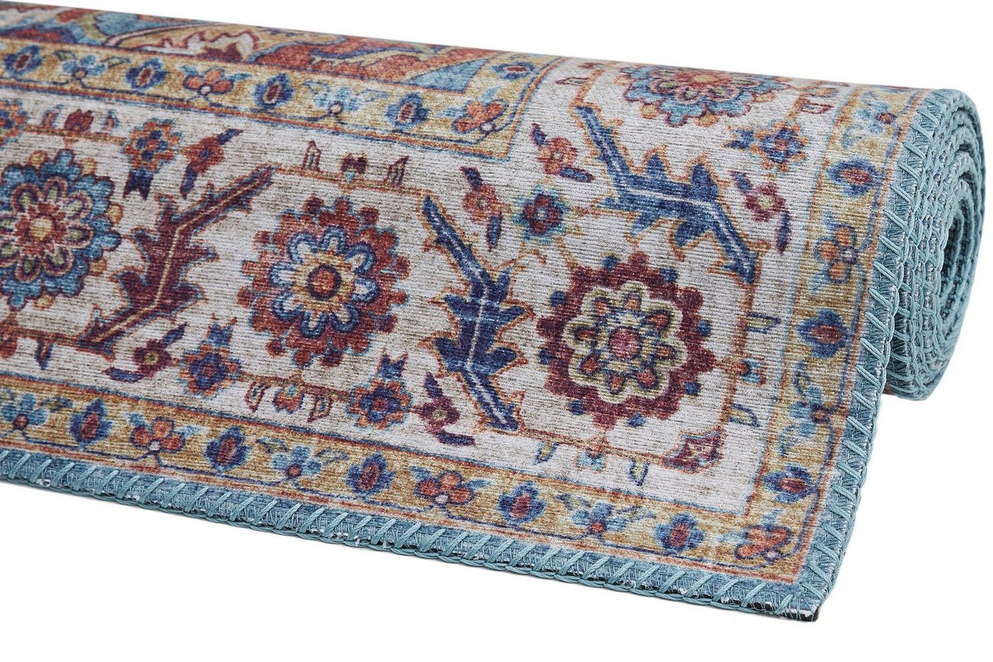 LUXOR living Teppich Prima 3, rechteckig, Höhe: 7 mm, Kurzflor, Orient-Optik, Vintage Design, auch als Läufer erhältlich – Bild 4 von 5
