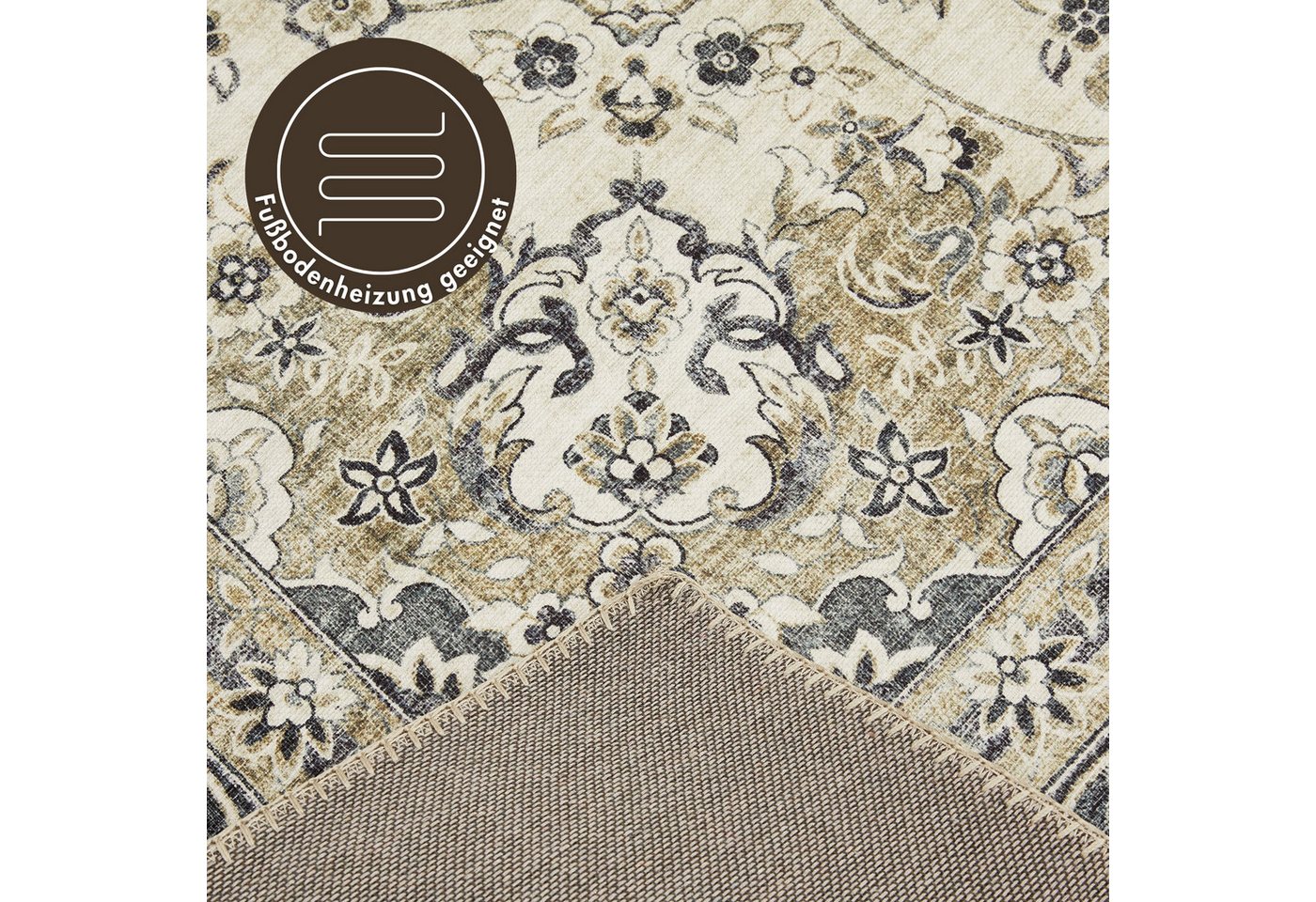LUXOR living Teppich Prima 3, rechteckig, Höhe: 7 mm, Kurzflor, Orient-Optik, Vintage Design, auch als Läufer erhältlich – Bild 4 von 5