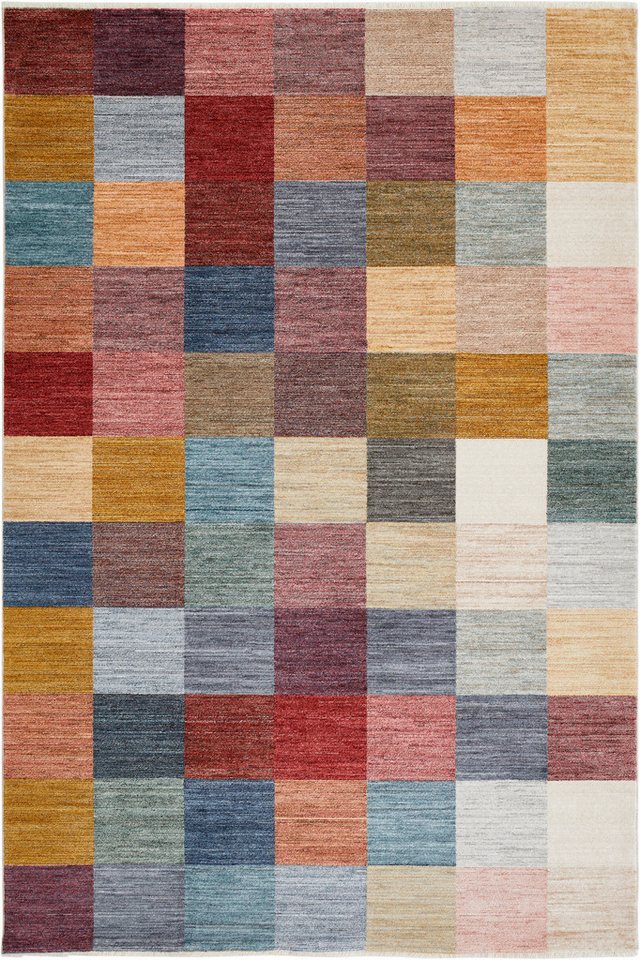 LUXOR living Teppich Rocco, rechteckig, Höhe: 11 mm, Vintage-Look, verschiedene Designs, mit Fransen, Wohnzimmer – Bild 2 von 5