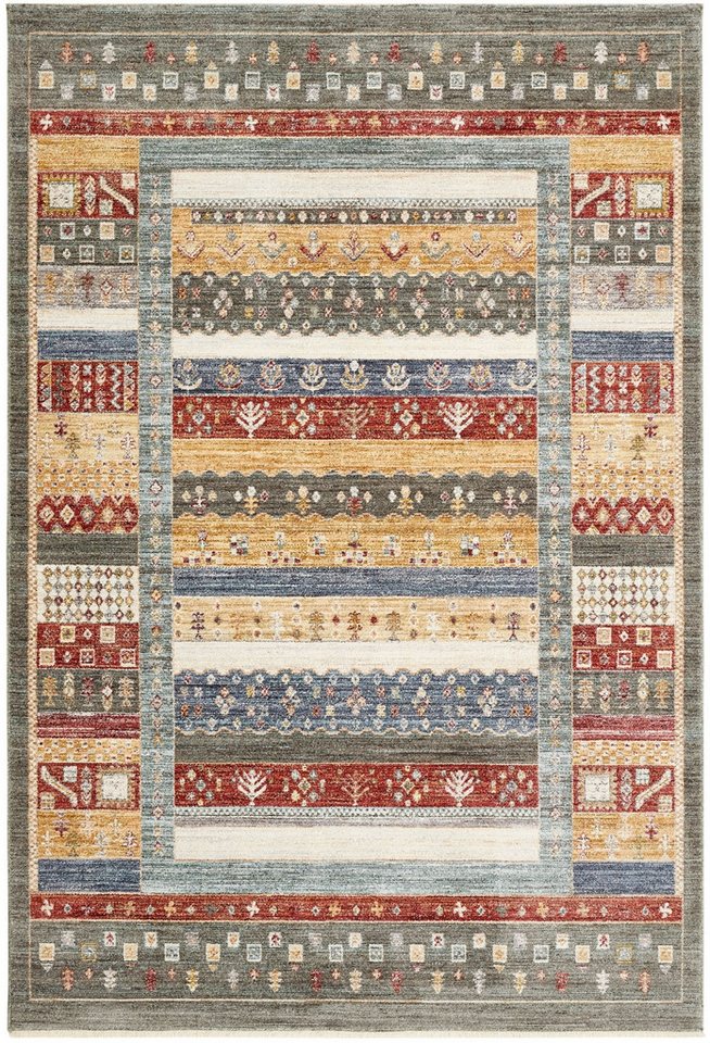 LUXOR living Teppich Rocco, rechteckig, Höhe: 11 mm, Vintage-Look, verschiedene Designs, mit Fransen, Wohnzimmer – Bild 2 von 5