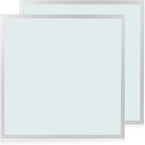 LUXULA LED Rasterleuchte 2er-Pack LED BackLit Panel, 62x62 cm, 36W, 3600lm, 6000K, LED fest integriert, Neutralweiß