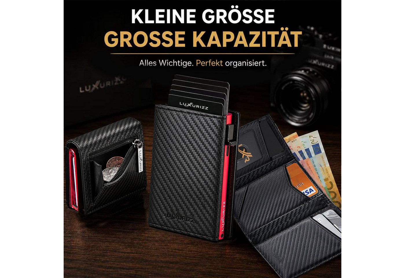 Luxurizz Geldbörse Slim Wallet – Bild 2 von 5