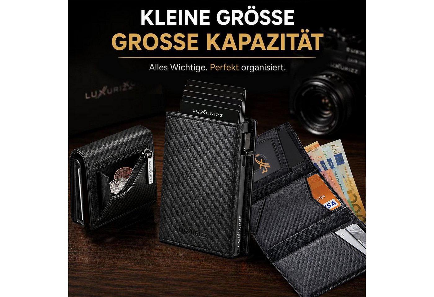 Luxurizz Geldbörse Slim Wallet – Bild 2 von 5