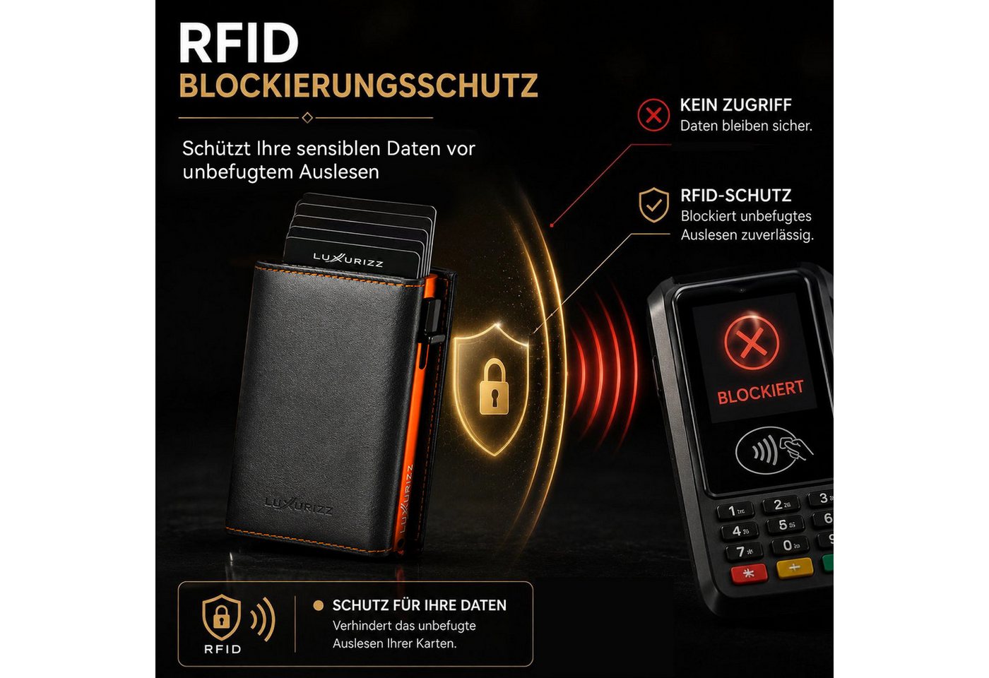 Luxurizz Geldbörse Slim Wallet – Bild 5 von 5