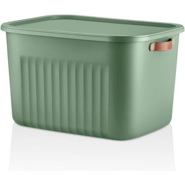 Luxury Bites Aufbewahrungsbox mit Deckel, 20L-15L -10L BPA-freie Kunststoff, nestbar und stapelbar (6 Farben, 9 Farbkombiationen, 3er Set)