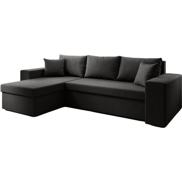 Luxusbetten24 Schlafsofa Designer Sofa Denver, mit Stauraum und Schlaffunktion